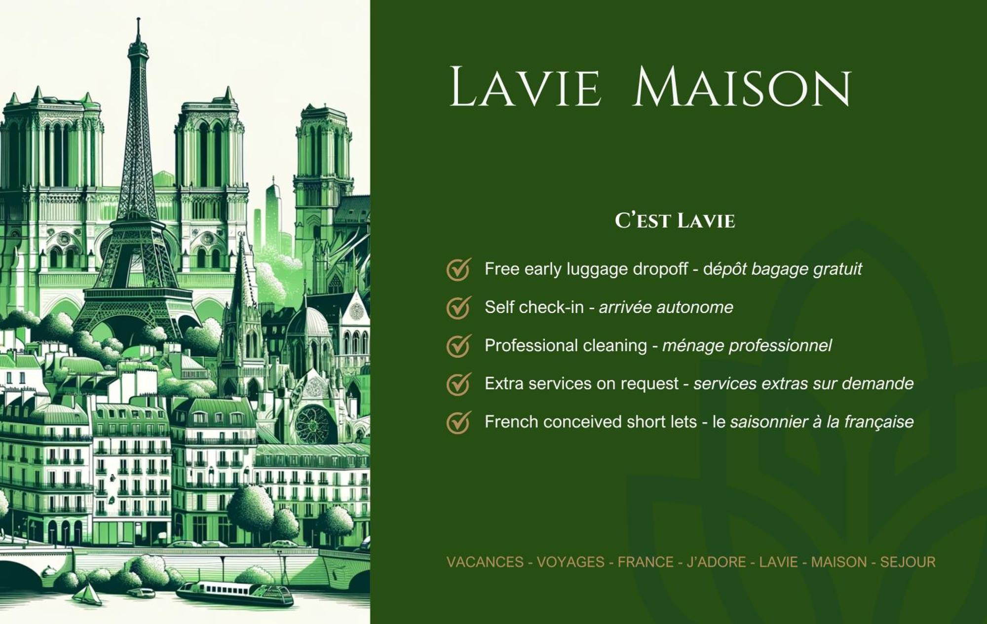 Lavie Maison - Comfortable Studio Near The Marais Paris Bagian luar foto